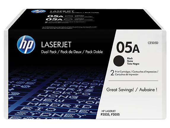 TONER HP 05A DUAL PACK - NEGRO